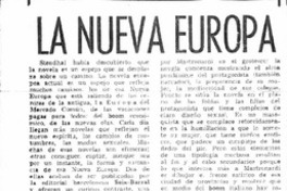 La nueva Europa La nueva Europa