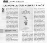 La novela que nunca laímos La novela que nunca laímos