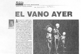 El vano ayer El vano ayer