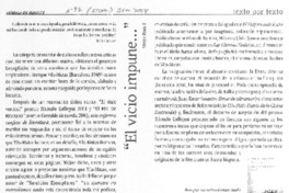 El vicio impune... El vicio impune...