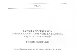 La polla de Cervantes La polla de Cervantes