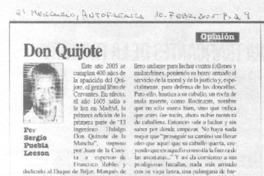 Don Quijote. Don Quijote.