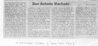 Don Antonio Machado Don Antonio Machado