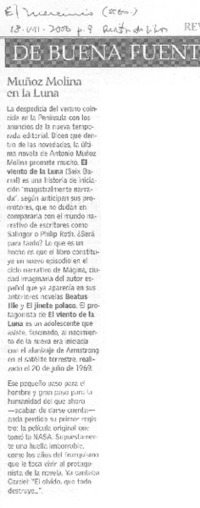 Muñoz Molian en la luna Muñoz Molian en la luna