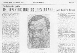 El pintor de Rubén Darío (entrevista) El pintor de Rubén Darío (entrevista)