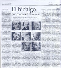 El hidalgo que conquistó el mundo El hidalgo que conquistó el mundo