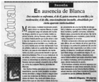En ausencia de Blanca En ausencia de Blanca