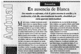 En ausencia de Blanca En ausencia de Blanca