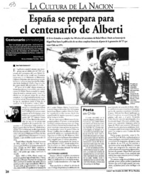 España se prepara para el centenario de Alberti España se prepara para el centenario de Alberti