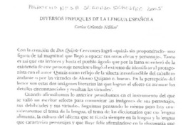 Diversos enfoques de la lengua española Diversos enfoques de la lengua española