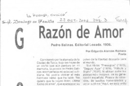 Razón de Amor Razón de Amor