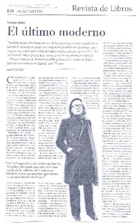 El último moderno El último moderno