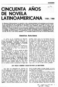Cincuenta años de novela latinoamericana Cincuenta años de novela latinoamericana