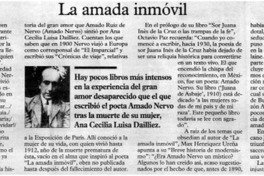 La amada inmóvil La amada inmóvil