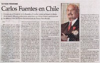 Carlos Fuentes en Chile Carlos Fuentes en Chile