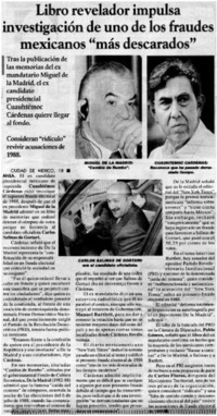 Libro revelador impulsa investigación de uno de los fraudes mexicanos "más descarados" Libro revelador impulsa investigación de uno de los fraudes mexicanos "más descarados"