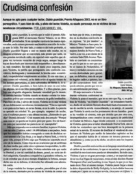 Crudisíma confesión Crudisíma confesión