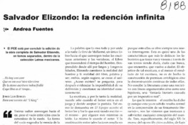 Salvador Elizondo, la redención infinita Salvador Elizondo, la redención infinita
