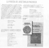 La poesía de José Emilio Pacheco La poesía de José Emilio Pacheco