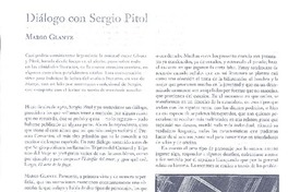 Diálogo con Sergio Pitol (entrevista) Diálogo con Sergio Pitol (entrevista)