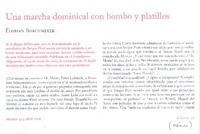 Una marcha dominical con bombo y platillo Una marcha dominical con bombo y platillo