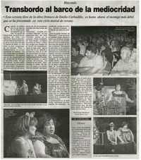 Transbordo al barco de la mediocridad Transbordo al barco de la mediocridad