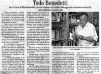 Todo Benedetti. Todo Benedetti.