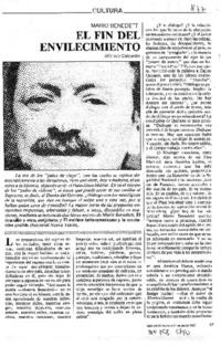 El fin del envilecimiento El fin del envilecimiento