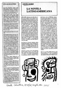 La novela latinoamericana. La novela latinoamericana.