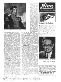 Imagen de Bolívar. Imagen de Bolívar.