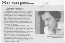 Escritor "chocho" Escritor "chocho"