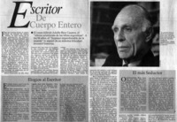 Escritor de cuerpo entero. Escritor de cuerpo entero.