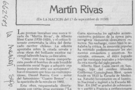 Martín Rivas. Martín Rivas.