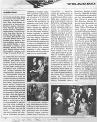 Martín Rivas. Martín Rivas.