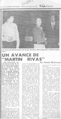 Un avance de "Martín Rivas" Un avance de "Martín Rivas"