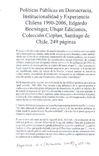 Políticas públicas en democracia Políticas públicas en democracia