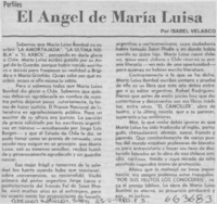 El ángel de María Luisa El ángel de María Luisa