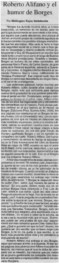 Roberto Alifano y el humor de Borges Roberto Alifano y el humor de Borges