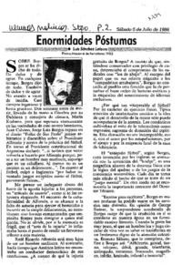 Enormidades póstumas Enormidades póstumas