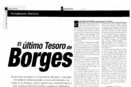 El último tesoro de Borges El último tesoro de Borges