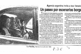 Un paseo por escenarios borgeanos. Un paseo por escenarios borgeanos.