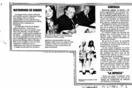 Matrimonio de Borges. Matrimonio de Borges.