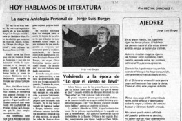 La Nueva antología personal de Jorge Luis Borges La Nueva antología personal de Jorge Luis Borges