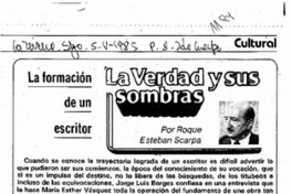 La formación de un escritor La formación de un escritor