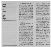 El Tiempo y Jorge Luis Borges El Tiempo y Jorge Luis Borges