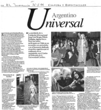 Argentino universal. Argentino universal.