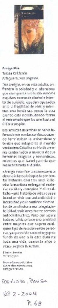 Amiga mía Amiga mía