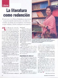 La literatura como redención La literatura como redención