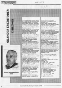 Grandes escritores chilenos Grandes escritores chilenos
