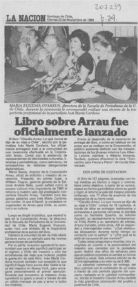Libro sobre Arrau fue oficialmente lanzado Libro sobre Arrau fue oficialmente lanzado